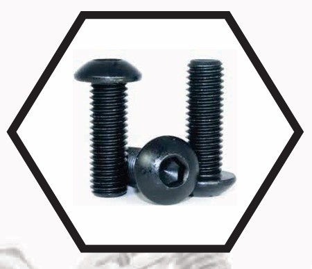 Socket Button Head Screws – Domed Button Head Allen Screws for Aesthetic and Secure Fastening in Panels, Furniture and Machinery – Stainless Steel and Alloy Steel, Metric and Inch, Zinc or Passivated Finish, Socket Drive
